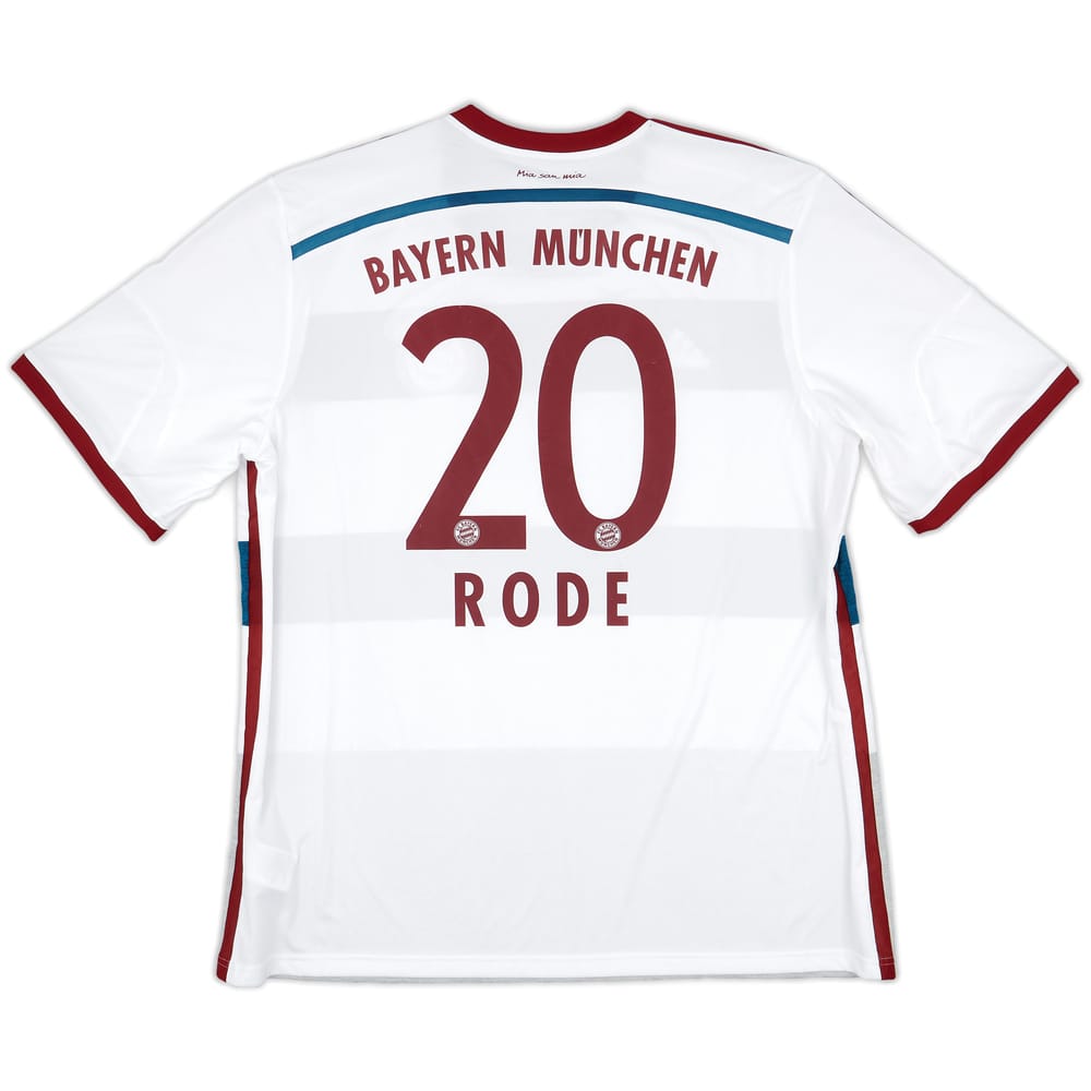 2014-15 Bayern Munich Away Shirt Rode #20 - 7/10 - (XXL)