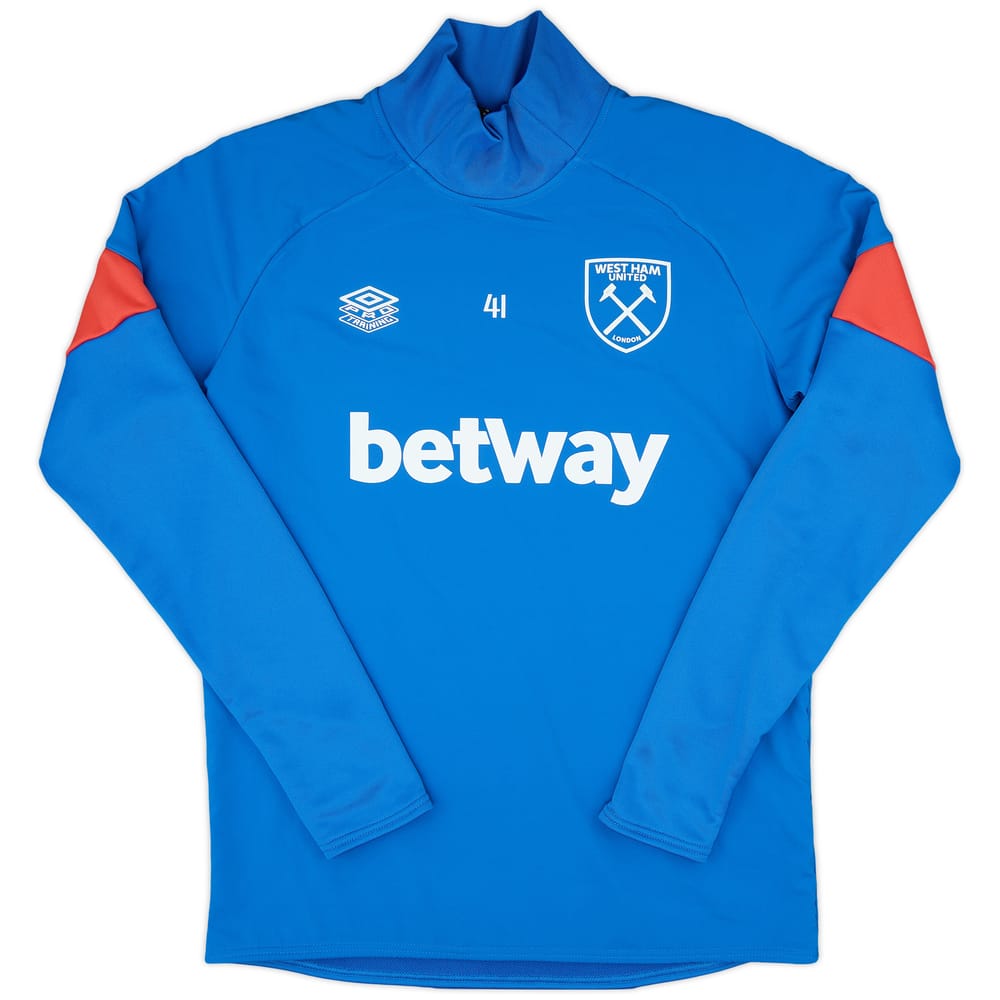 2021-22 West Ham Player Issue Drill Top #41 (Rice)
