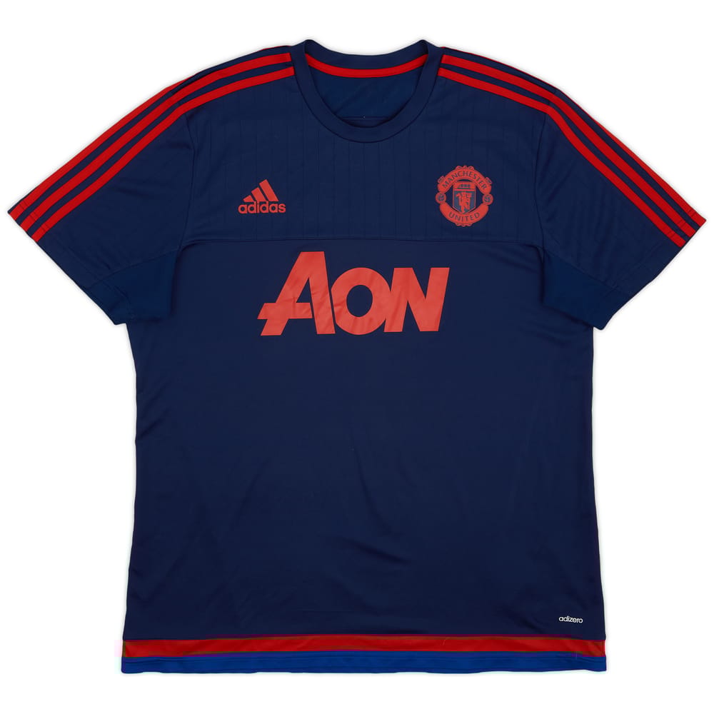 2015-16 Manchester United adidas Training Shirt - 8/10 - (XL)
