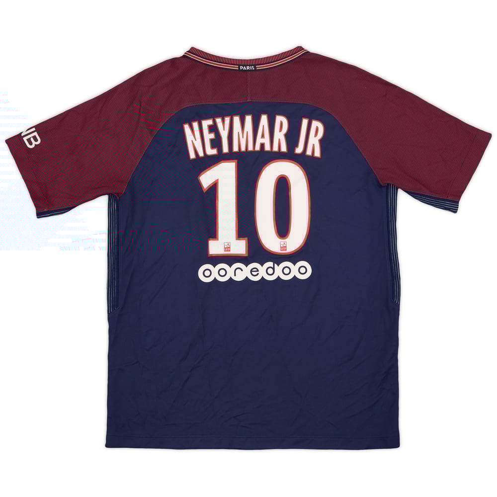 2017-18 Paris Saint-Germain Home Shirt Neymar JR #10 - 7/10 - (XL.Boys)