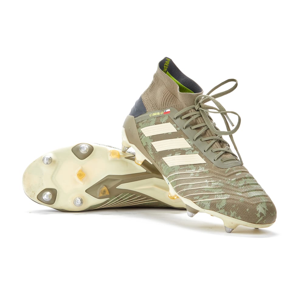 2019 Adidas Match Worn Predator 19.1 Football Boots (Cluadio Bravo) - 7/10 - SG 10½