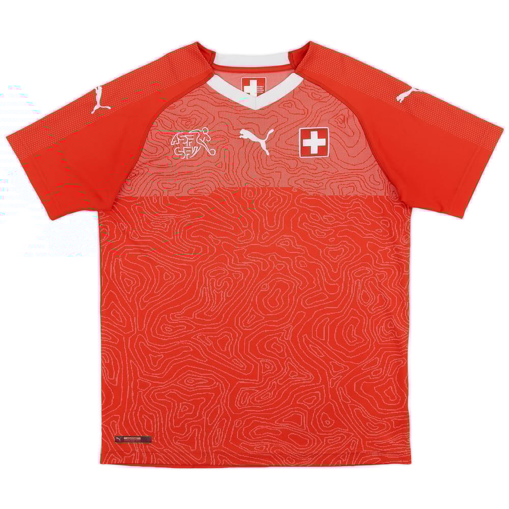 2018-20 Switzerland Home Shirt - 8/10 - (XL.Boys)