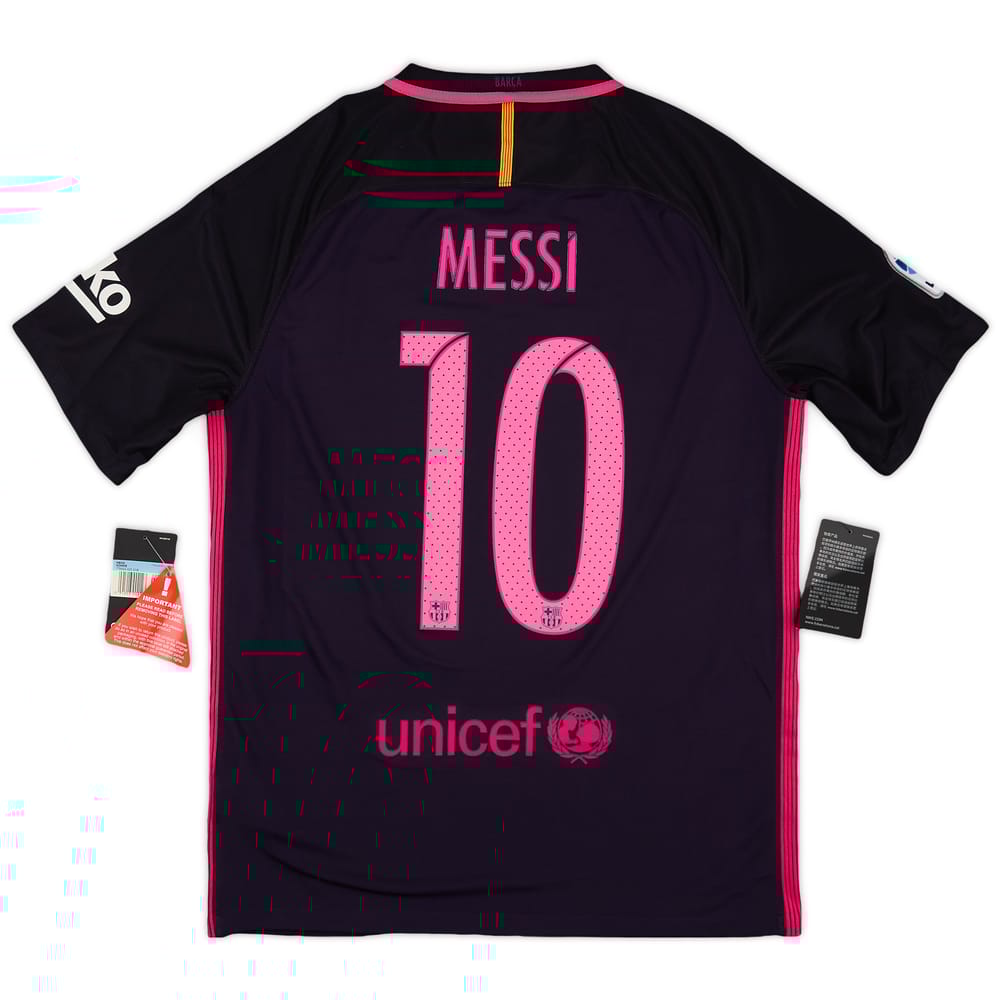 2016-17 Barcelona Away Shirt Messi #10 (M)