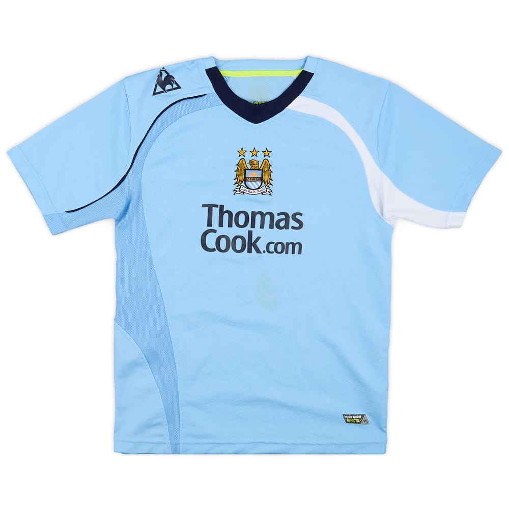 2008-09 Manchester City Home Shirt - 7/10 - (XL.Boys)