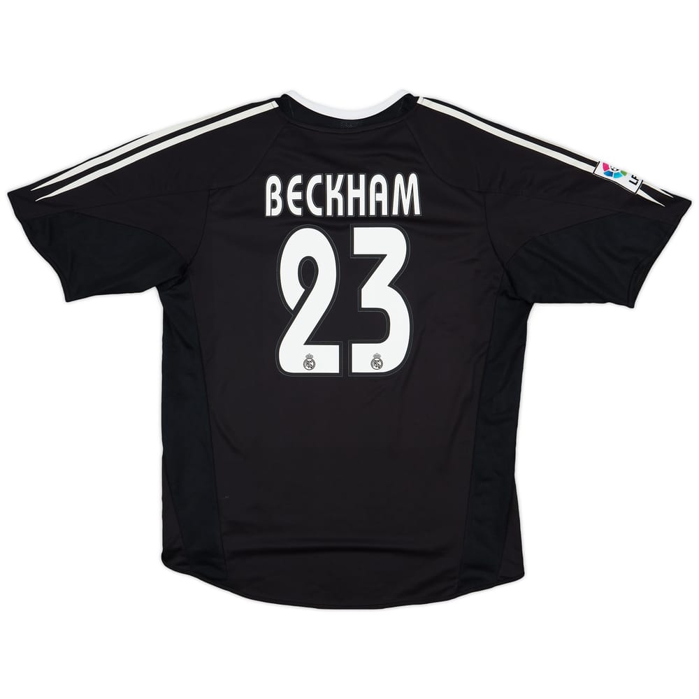 2004-05 Real Madrid Away Shirt Beckham #23 - 9/10 - (L)