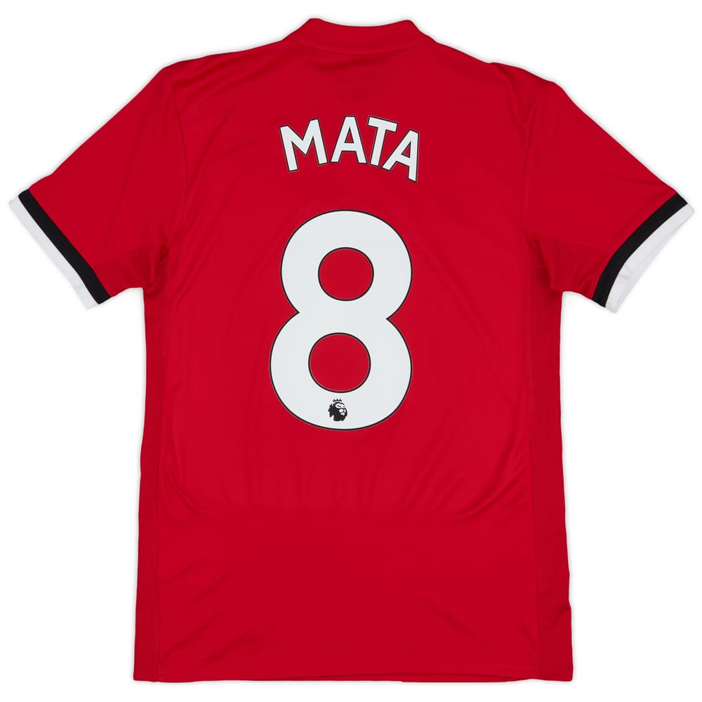2017-18 Manchester United Home Shirt Mata #8 - 9/10 - (XS)