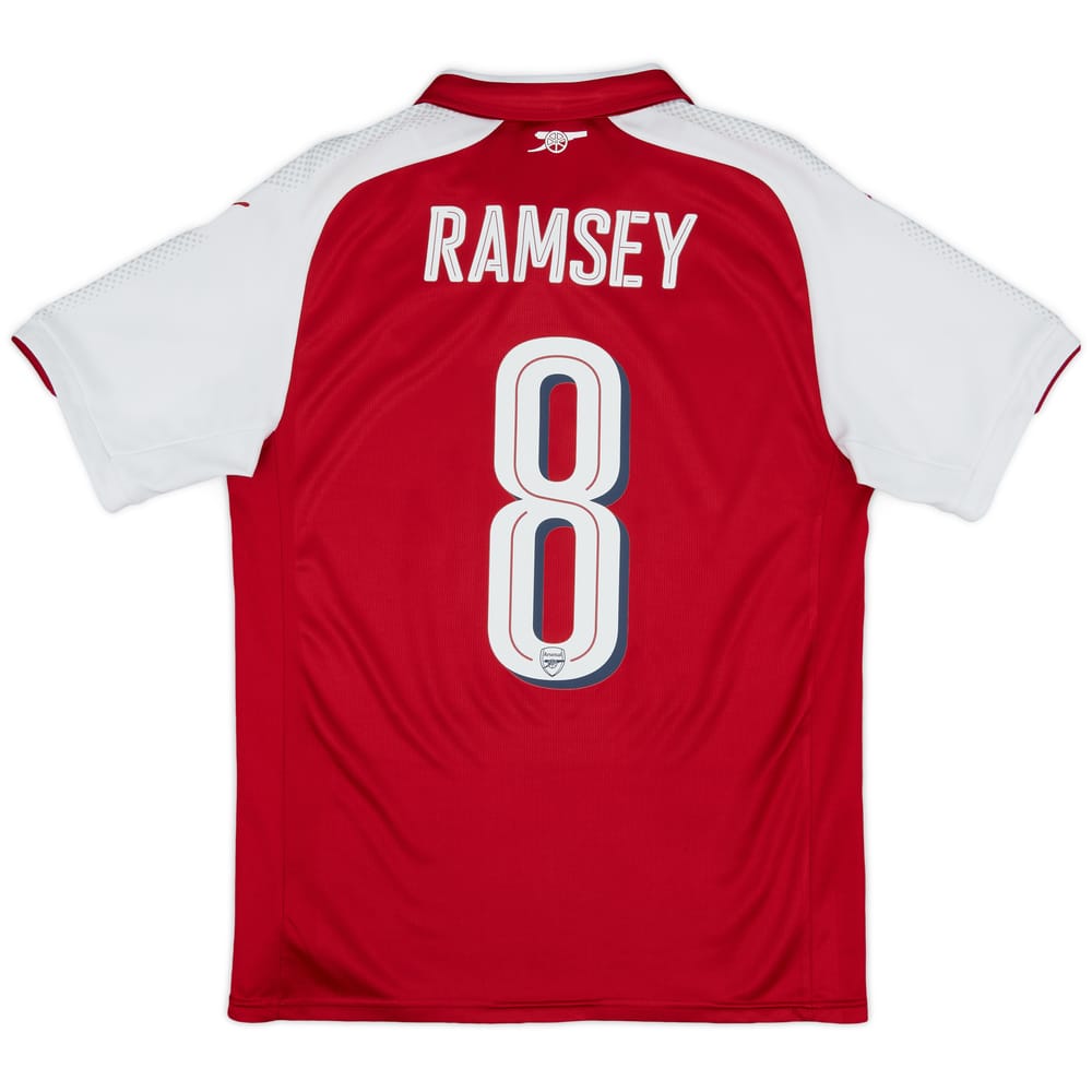 2017-18 Arsenal Home Shirt Ramsey #8 - 8/10 - (S)