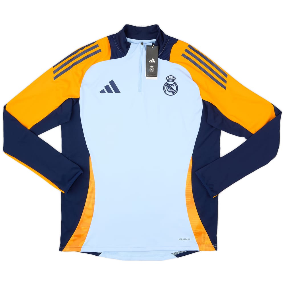 2024-25 Real Madrid adidas 1/4 Zip Training Top