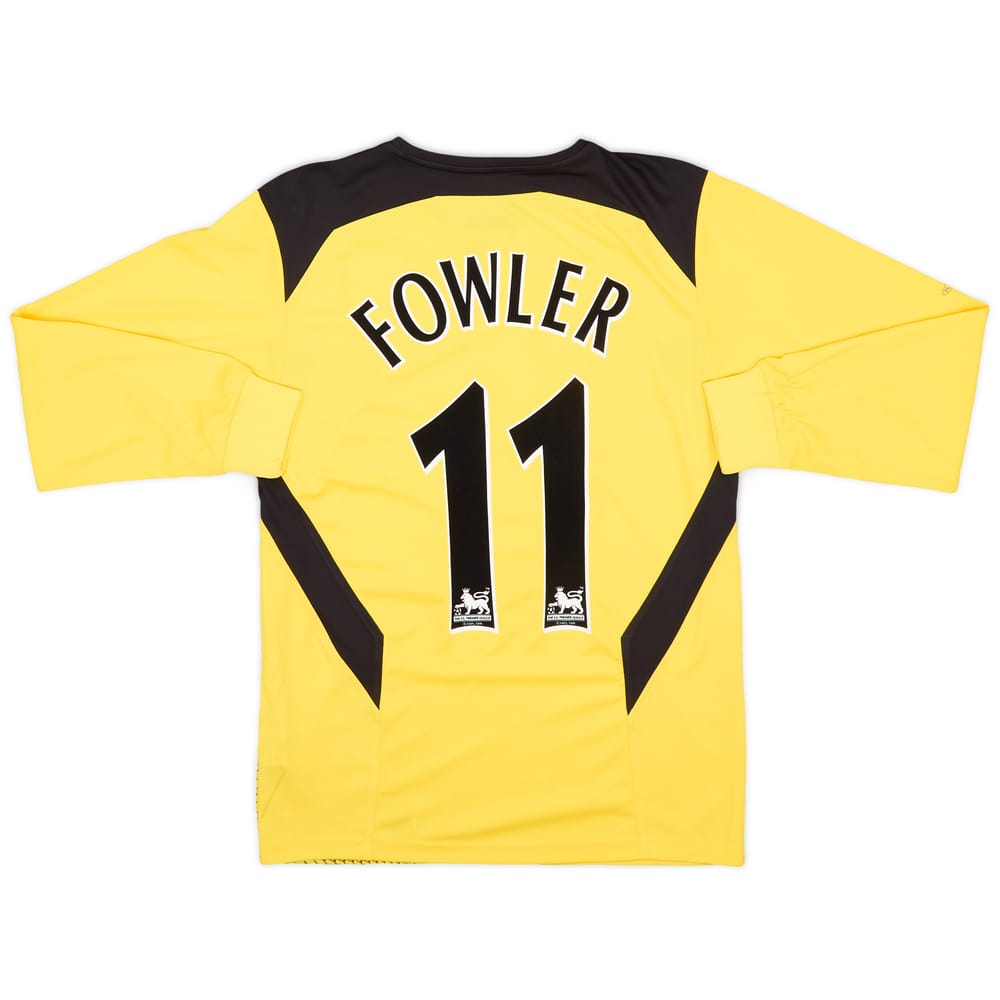 2004-06 Liverpool Away L/S Shirt Fowler #11 - 9/10 - (S)