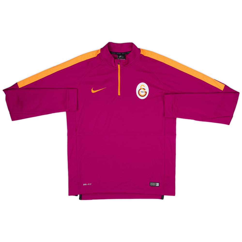 2014-15 Galatasaray Nike 1/4 Zip Drill Top - 8/10 - (M)
