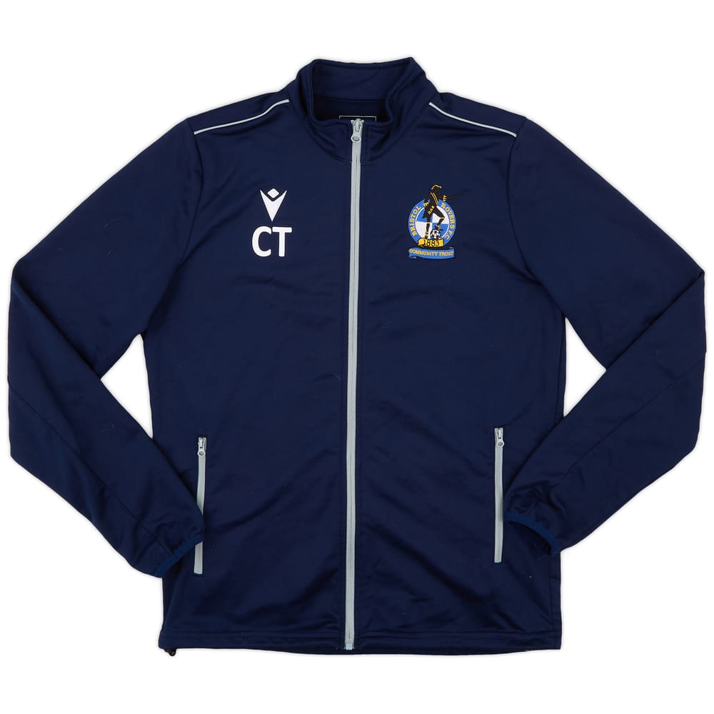 2018-19 Bristol Rovers 'Community Trust' Macron Track Jacket - 9/10 - (S)