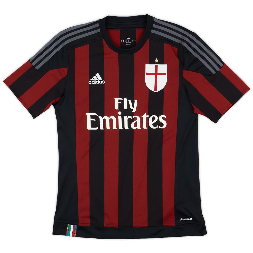 2015-16 AC Milan Home Shirt - 9/10 - (M)