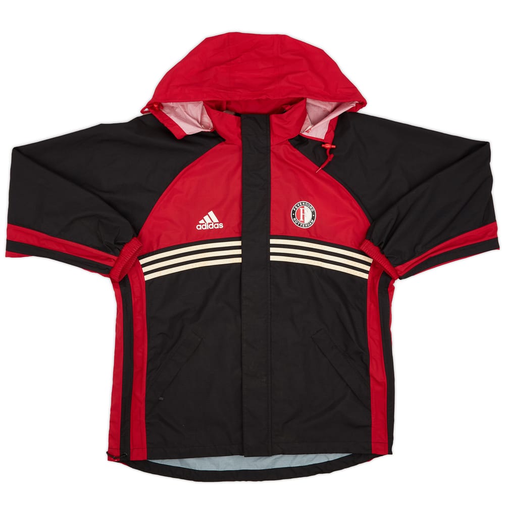 1998-99 Feyenoord adidas Hooded Rain Jacket - 7/10 - (L)