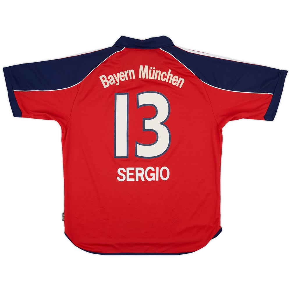 1999-01 Bayern Munich Home Shirt Sergio #13 - 6/10 - (XL)