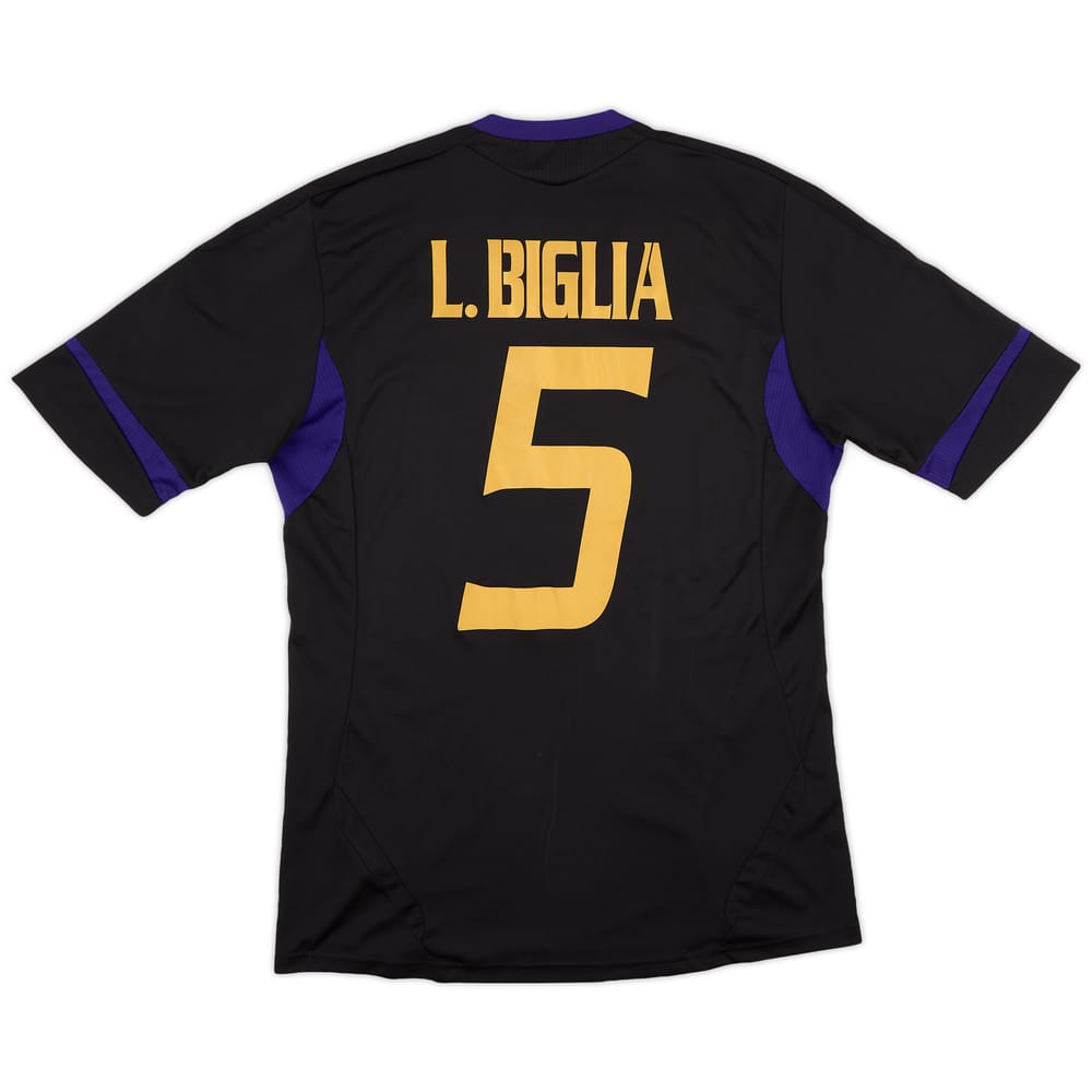 2011-12 Anderlecht Away Shirt Biglia #5 - 4/10 - (M)