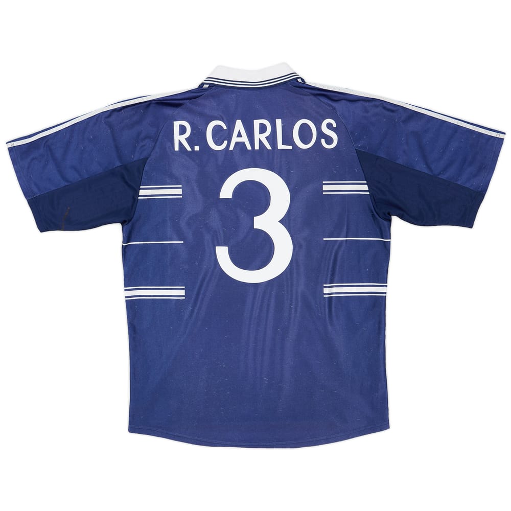1998-99 Real Madrid Away Shirt R.Carlos #3 - 6/10 - (XL)