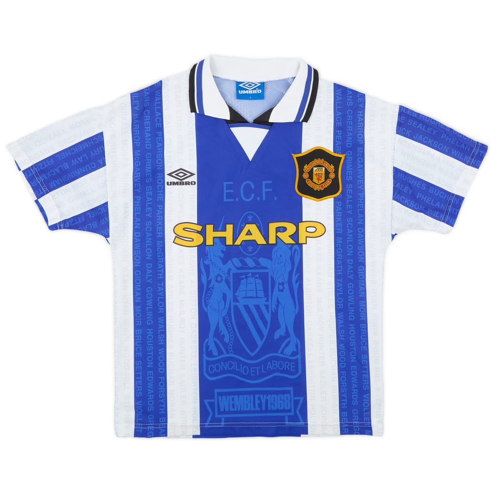 1994-96 Manchester United Third Shirt - 9/10 - (Y)