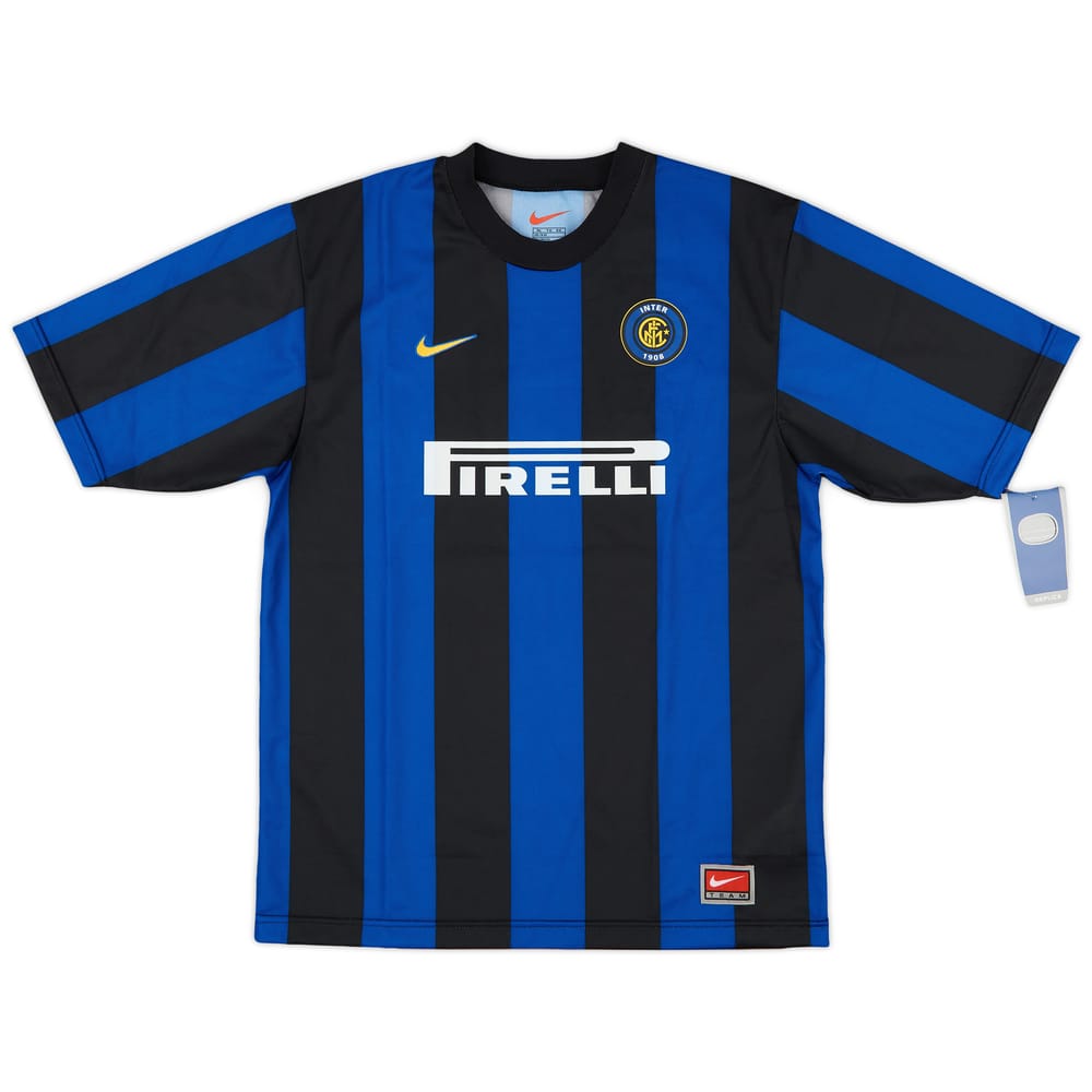 1999-00 Inter Milan Basic Home Shirt (XL.Boys)