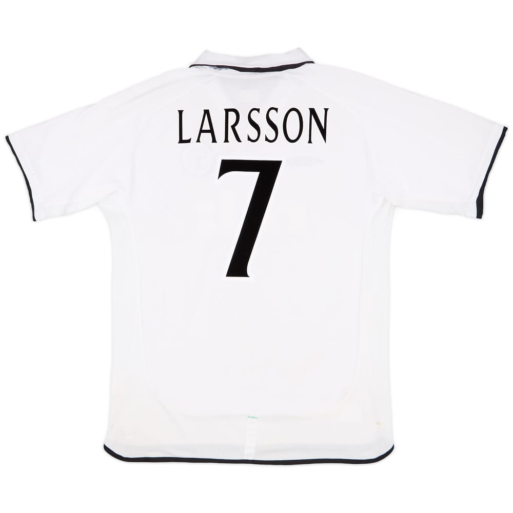 2001-02 Celtic Away Shirt Larsson #7 - 7/10 - (XL)