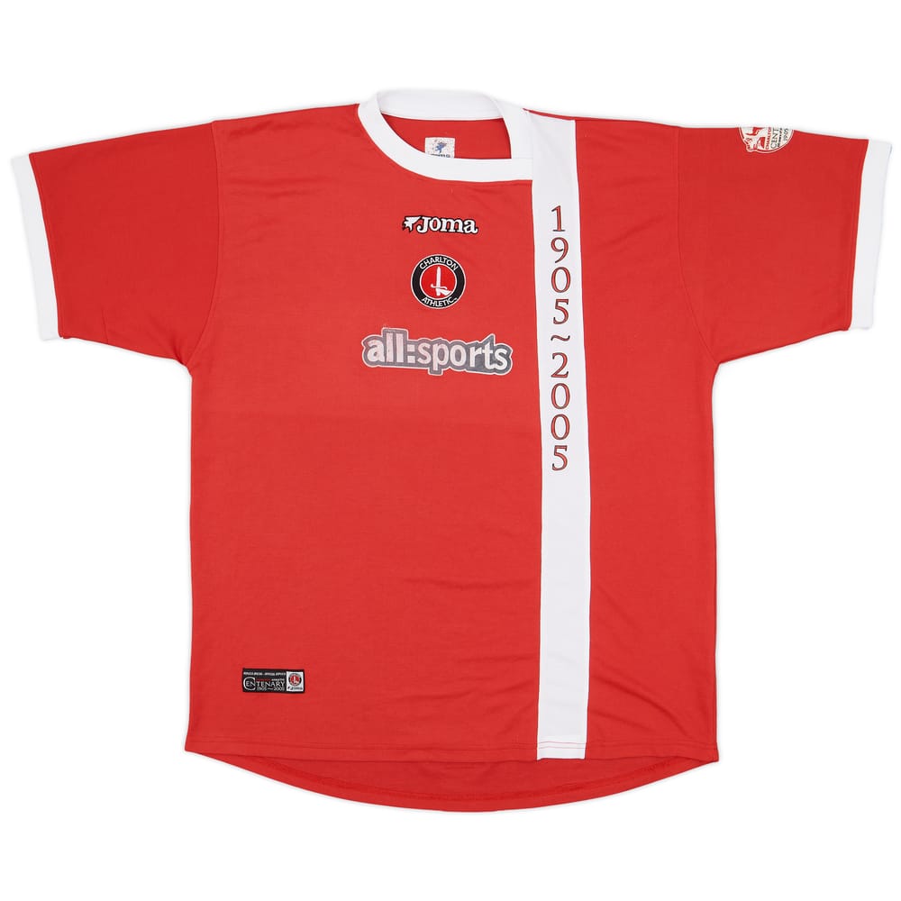 2005-06 Charlton Centenary Home Shirt - 6/10 - (XL)