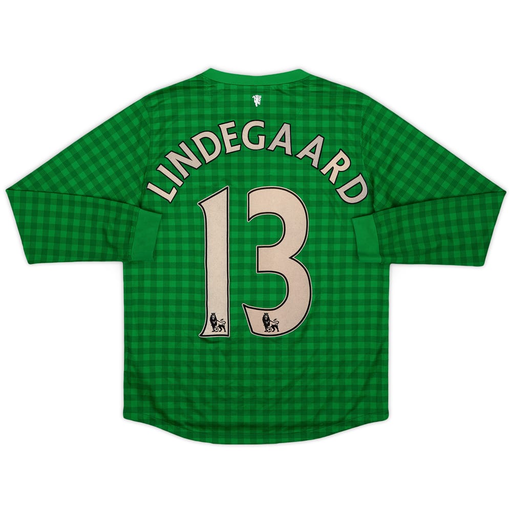 2012-13 Manchester United GK Shirt Lindegaard #13 - 6/10 - (L.Boys)