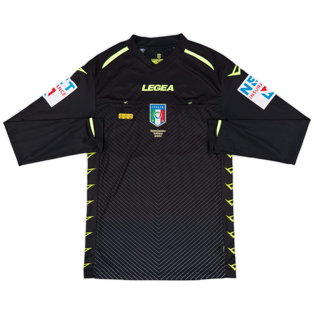 2014-15 Italy FIGC Legea Referee L/S Shirt - 9/10 - (M)