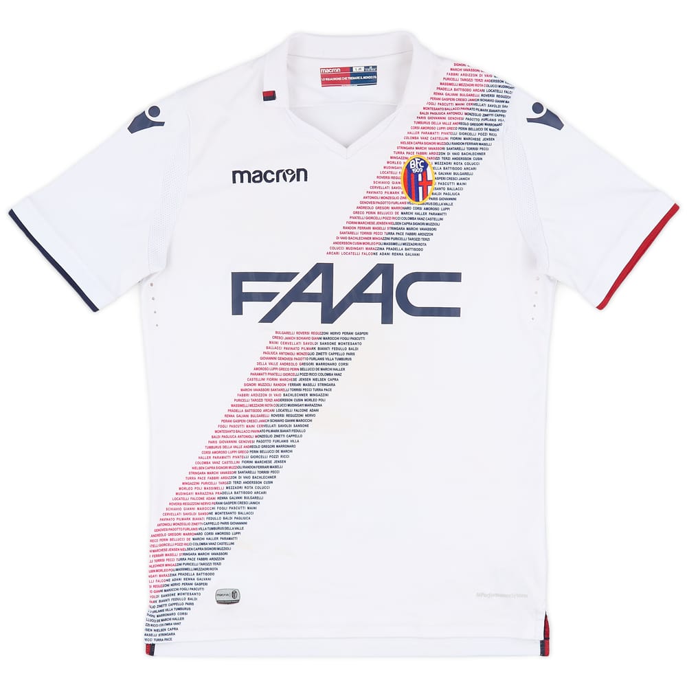 2017-18 Bologna Away Shirt - 7/10 - (L.Boys)