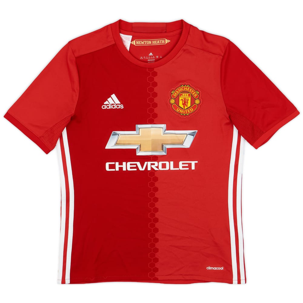 2016-17 Manchester United Home Shirt - 8/10 - (L.Boys)