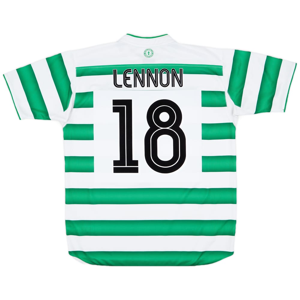 2003-04 Celtic Home Shirt Lennon #18 - 5/10 - (L)