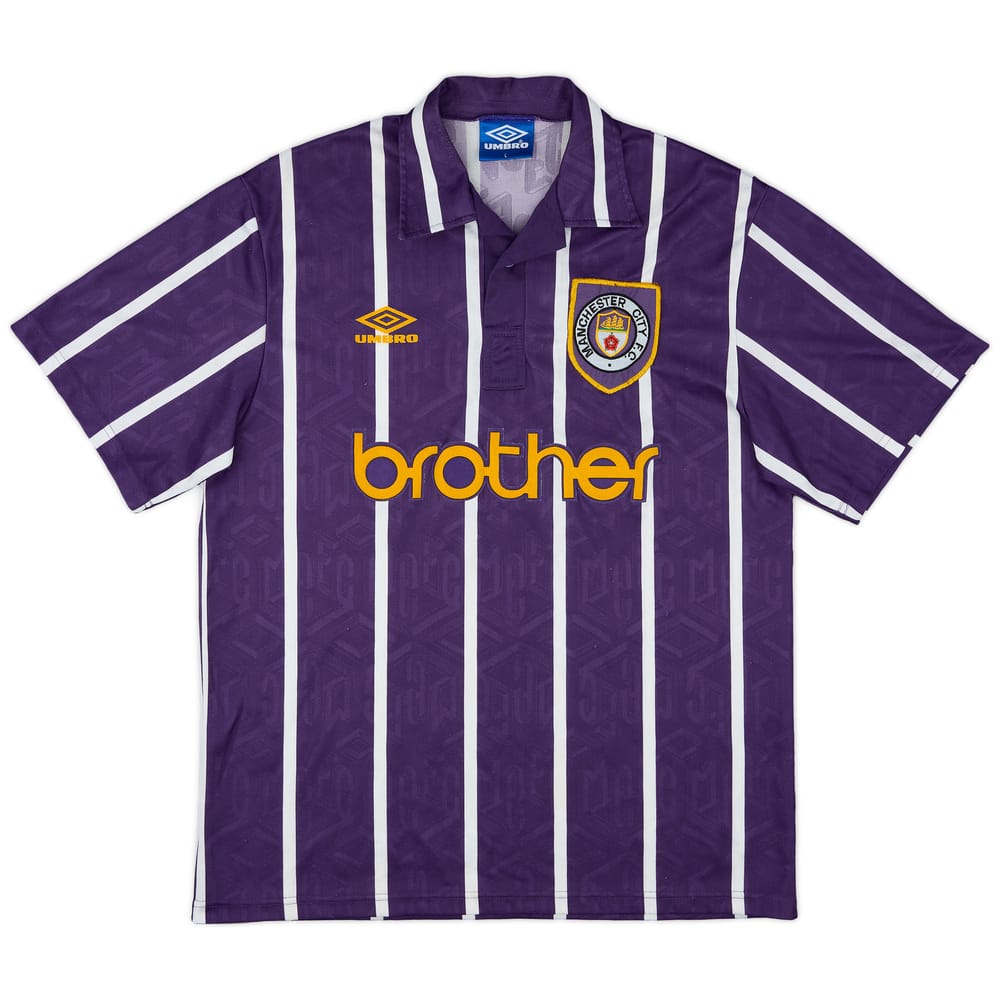 1993-94 Manchester City Away Shirt - 9/10 - (L)