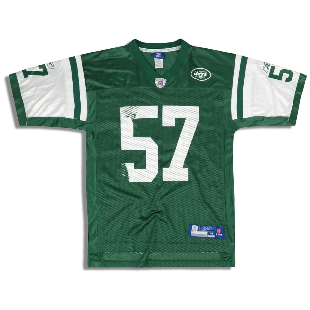 2009-11 New York Jets Scott #57 Reebok On Field Jersey (Home) M