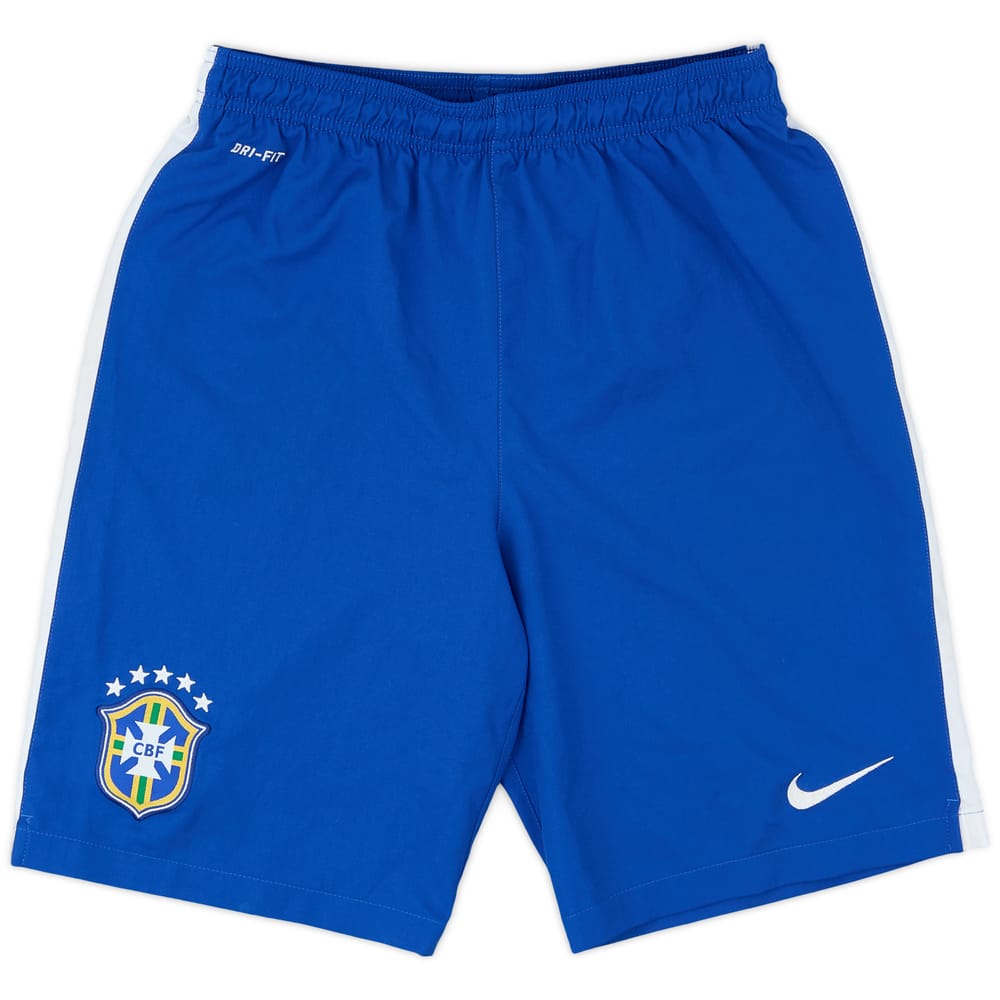 2014-16 Brazil Home Shorts - 9/10 - (XL.Boys)