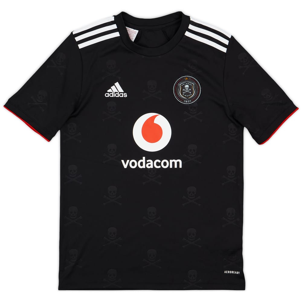 2021-22 Orlando Pirates Home Shirt - 9/10 - (L.Boys)
