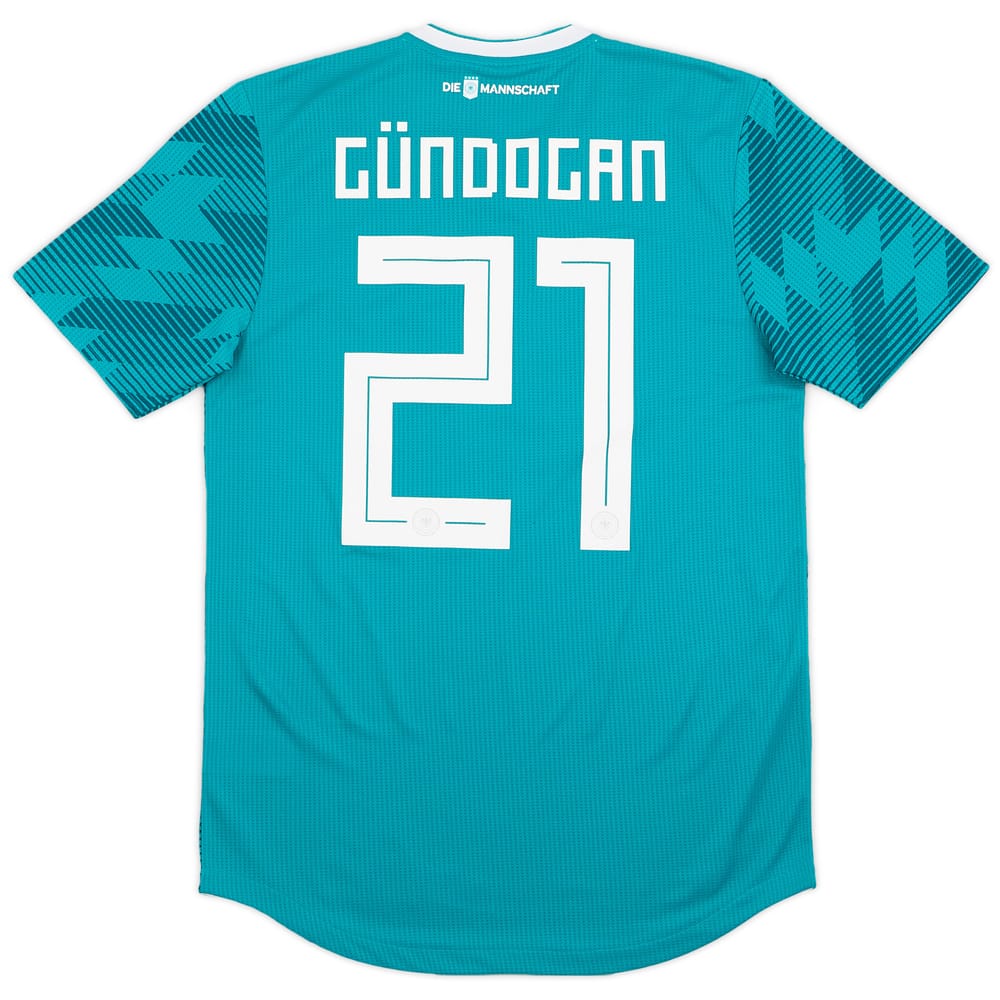 2018-19 Germany Authentic Away Shirt Gündogan #21 (M)