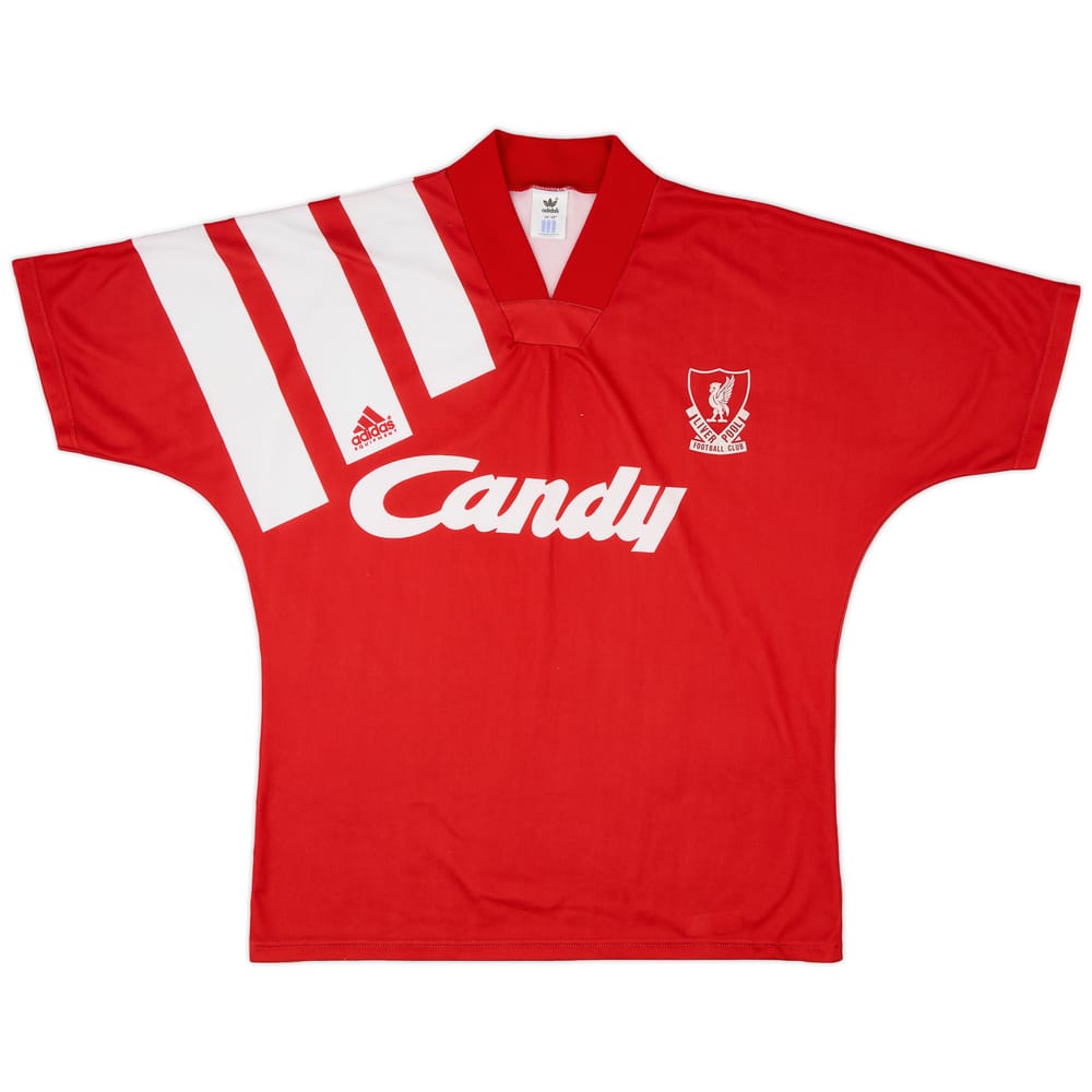 1991-92 Liverpool Home Shirt - 9/10 - (L)