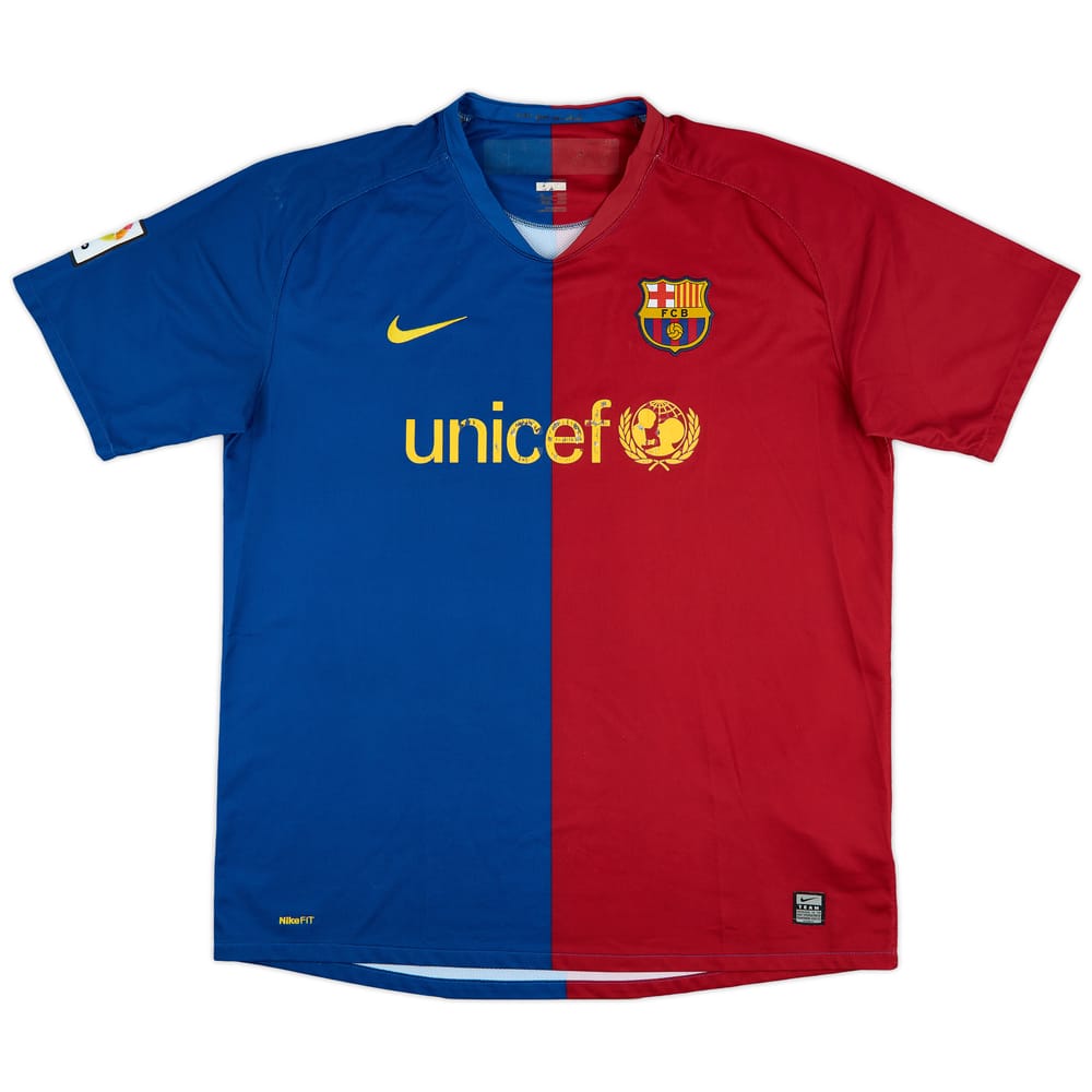 2008-09 Barcelona Home Shirt - 5/10 - (XL)