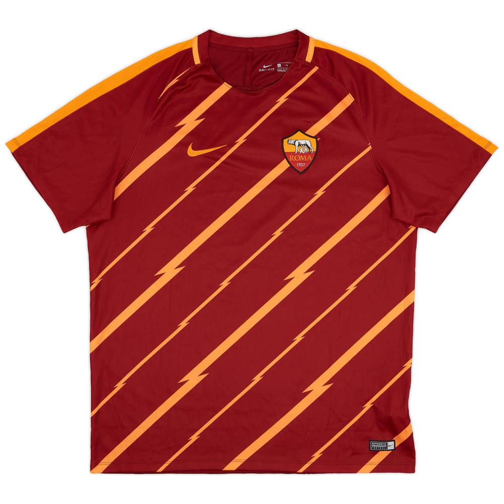 2017-18 Roma Nike Training Shirt - 8/10 - (XL)