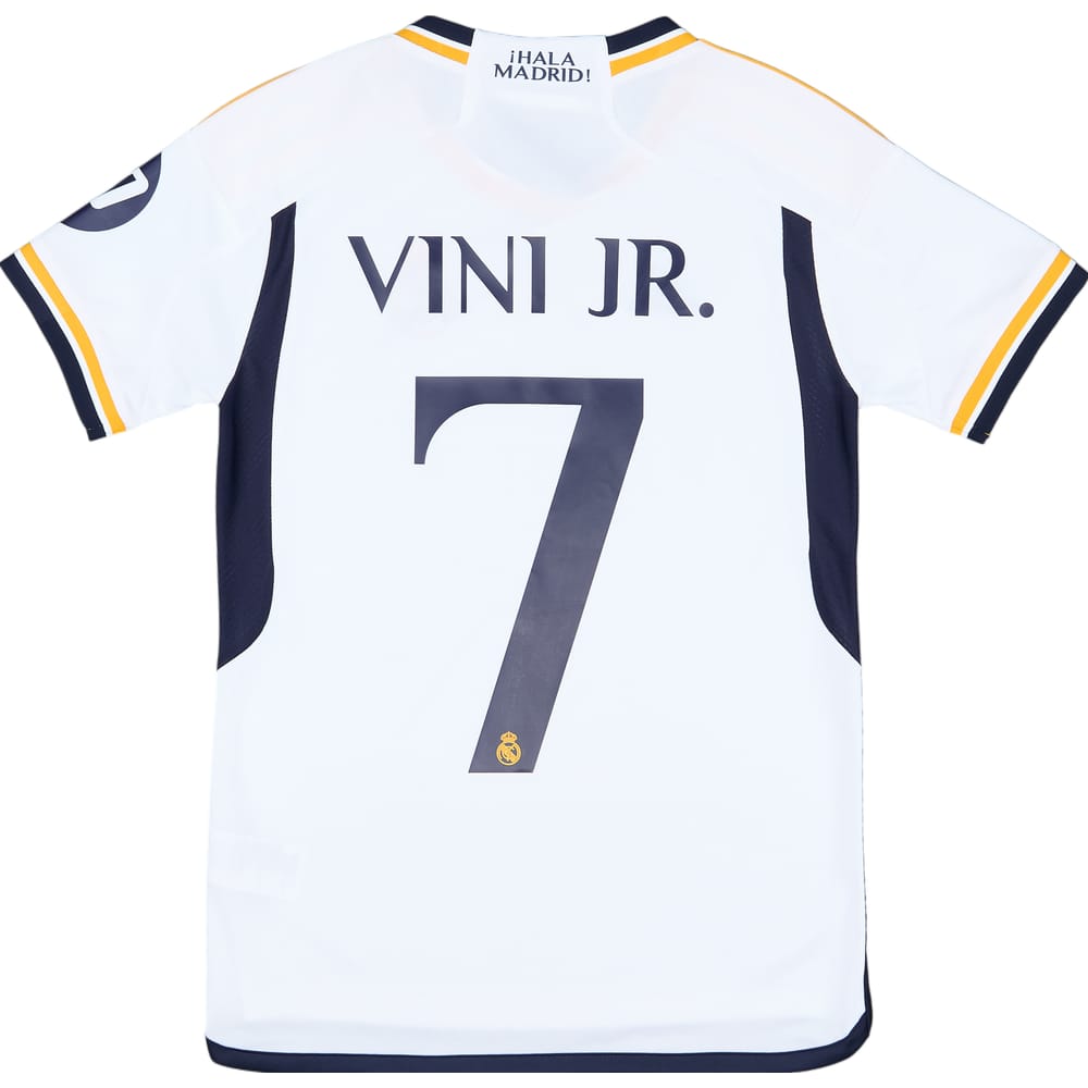 2023-24 Real Madrid Home Shirt Vini Jr. #7 - As New - (Women's XS)