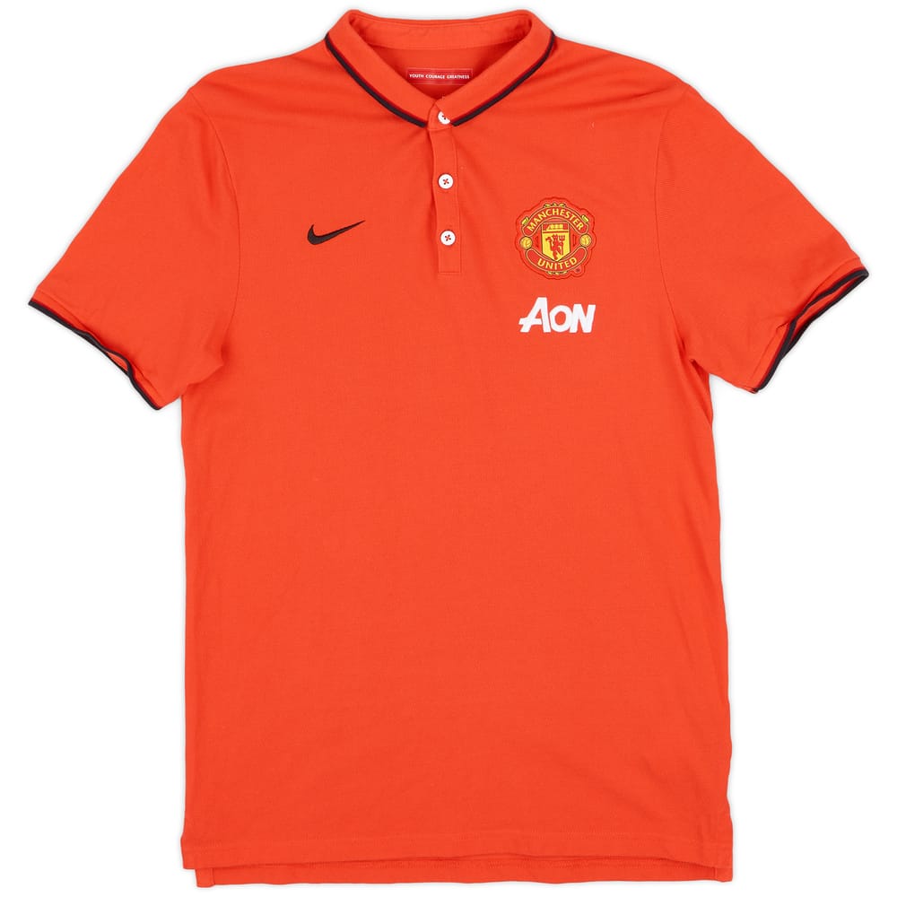 2014-15 Manchester United Nike Polo Shirt - 9/10 - (M)