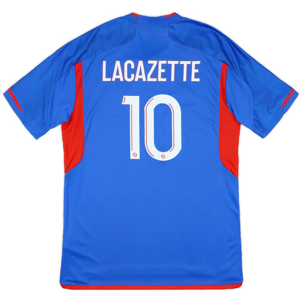 2023-24 Lyon Away Shirt Lacazette #10