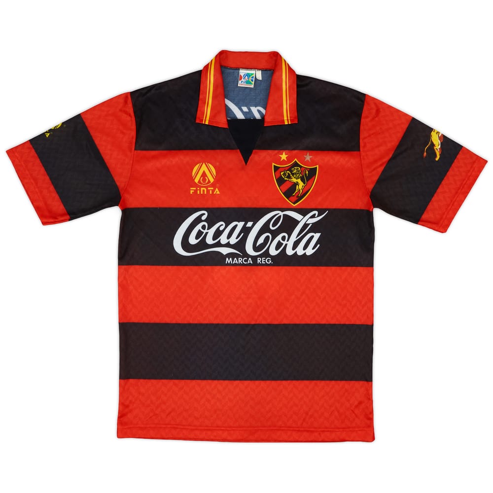 1994 Sport Club Recife Match Issue Signed Home Shirt #3
