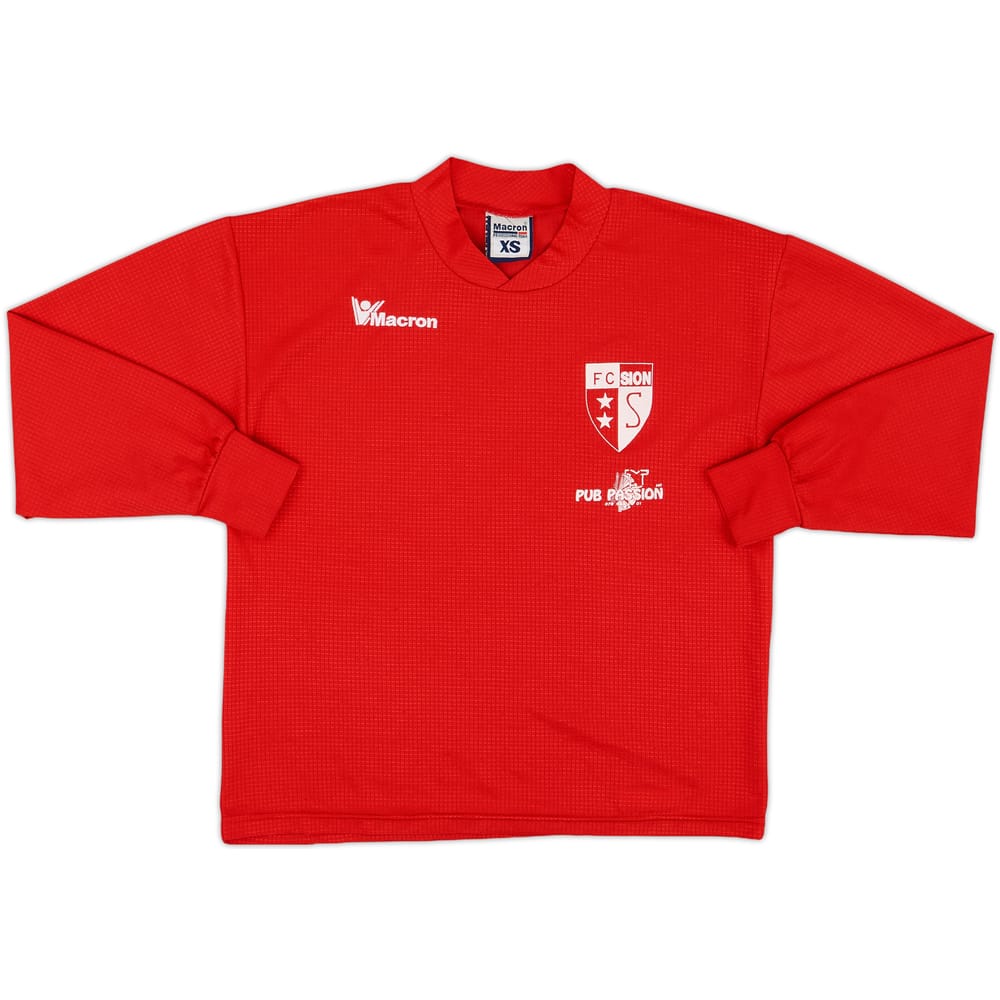 2005-06 FC Sion Macron Training L/S Shirt - 9/10 - (XS)