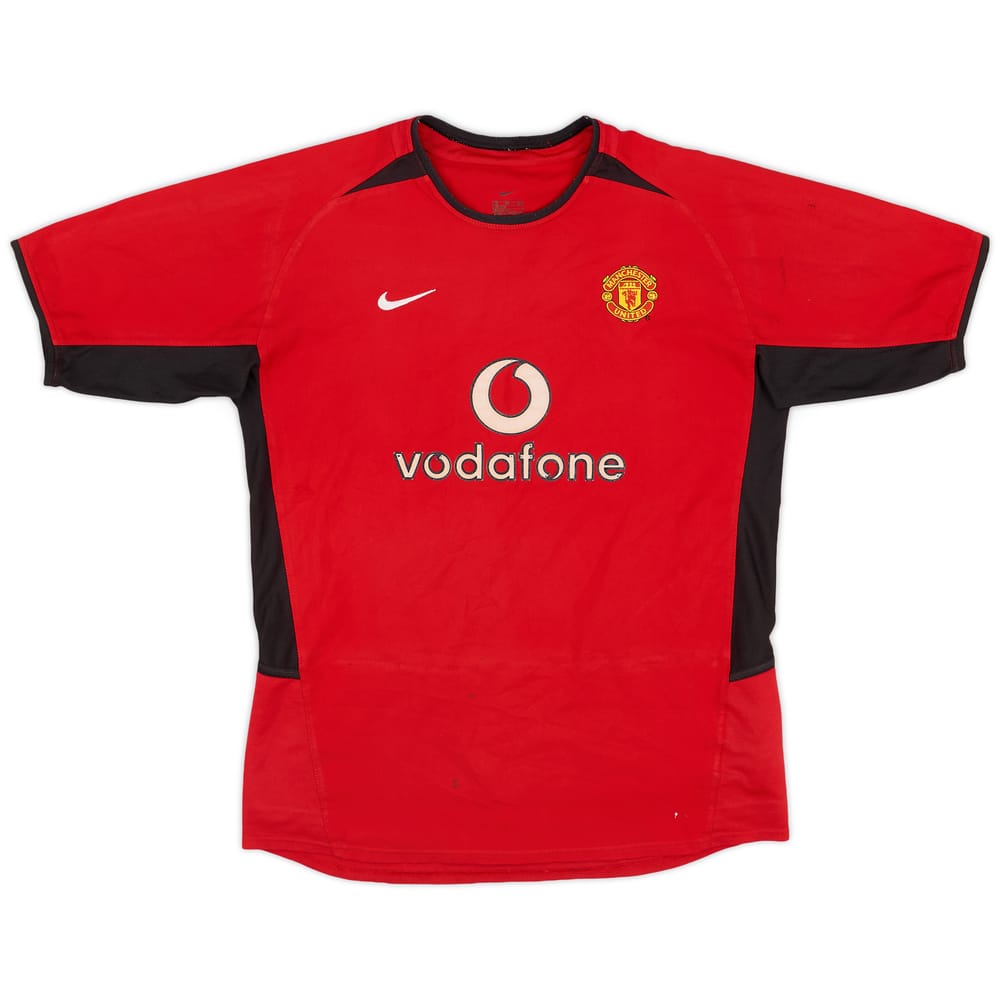 2002-04 Manchester United Home Shirt - 6/10 - (XL.Boys)