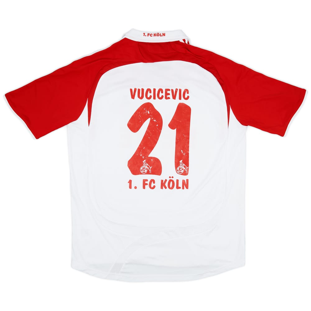 2007-08 FC Koln Home Shirt Vucicevic #21 - 7/10 - (XL)