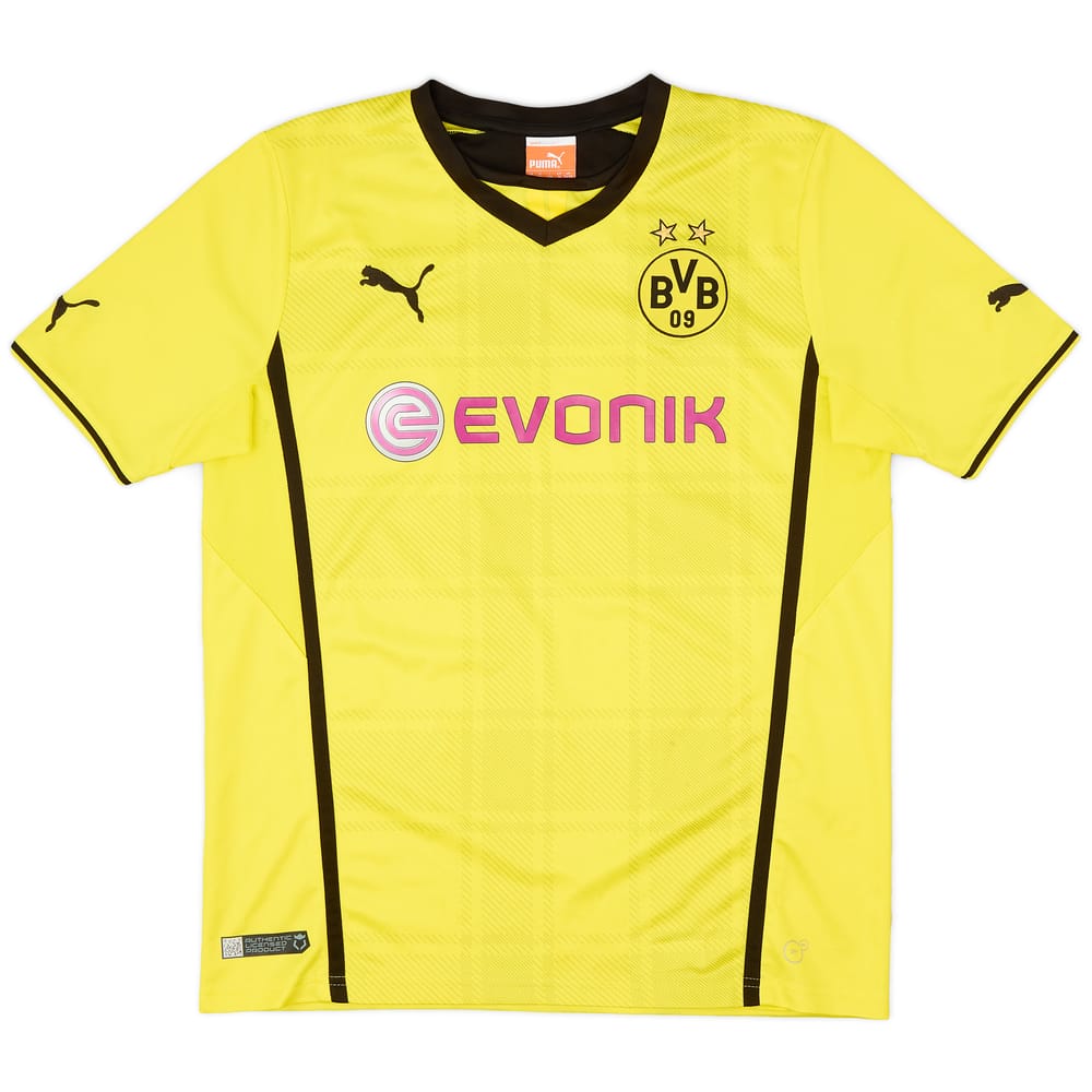 2013-14 Borussia Dortmund Home Shirt - 6/10 - (XL. Boys)