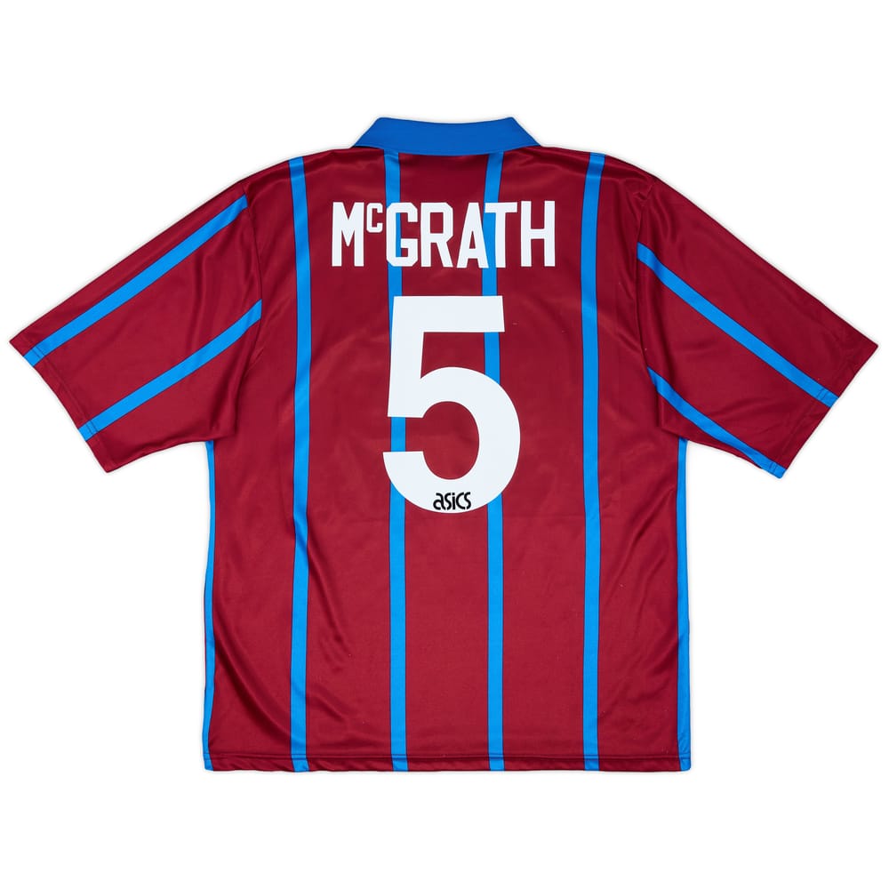 1993-95 Aston Villa Home Shirt McGrath #5 - 6/10 - (L)