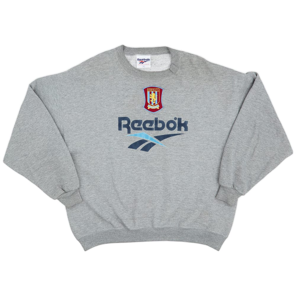 1997-98 Aston Villa Reebok Sweat Top - 9/10 - (XL)