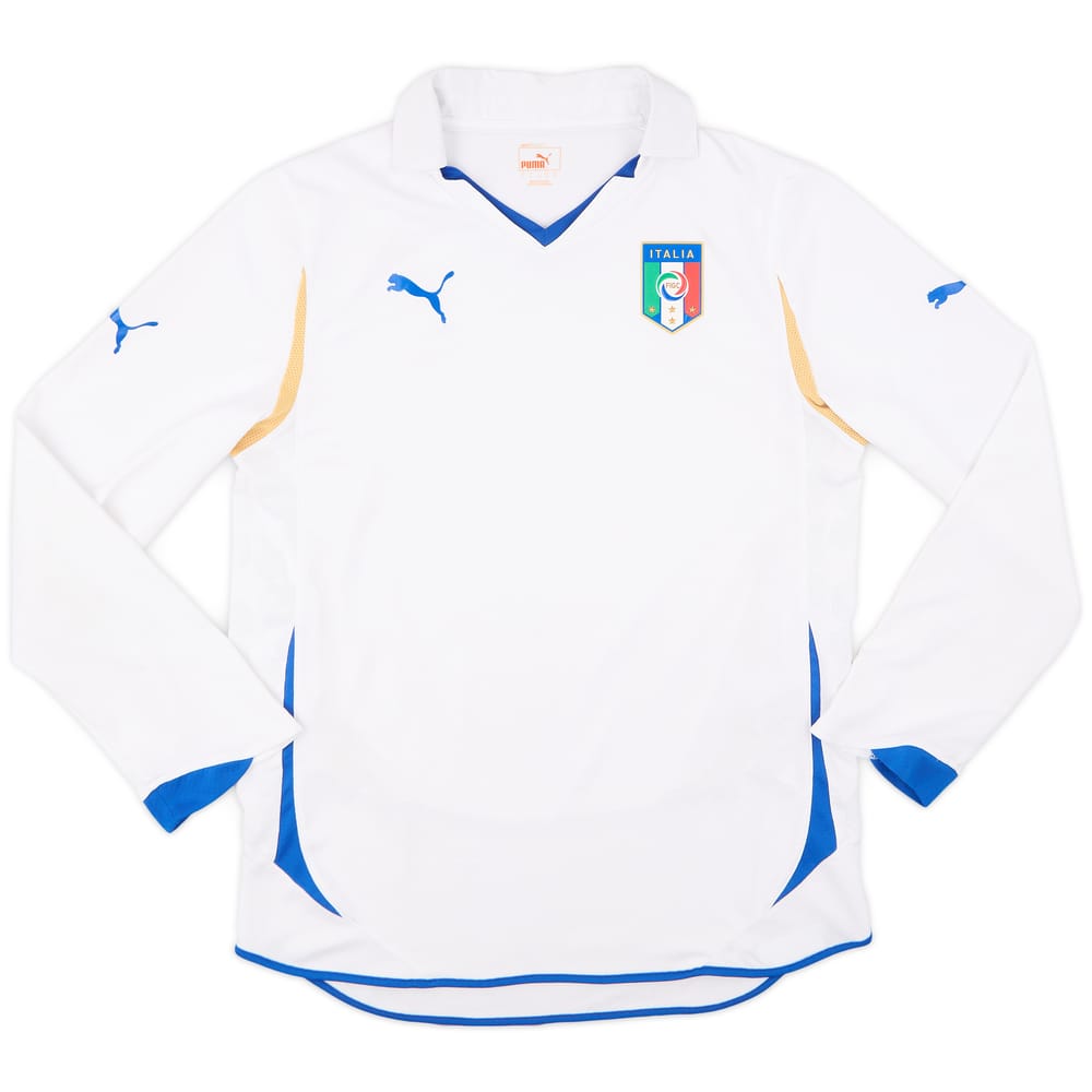2010-12 Italy Away L/S Shirt - 8/10 - (L)