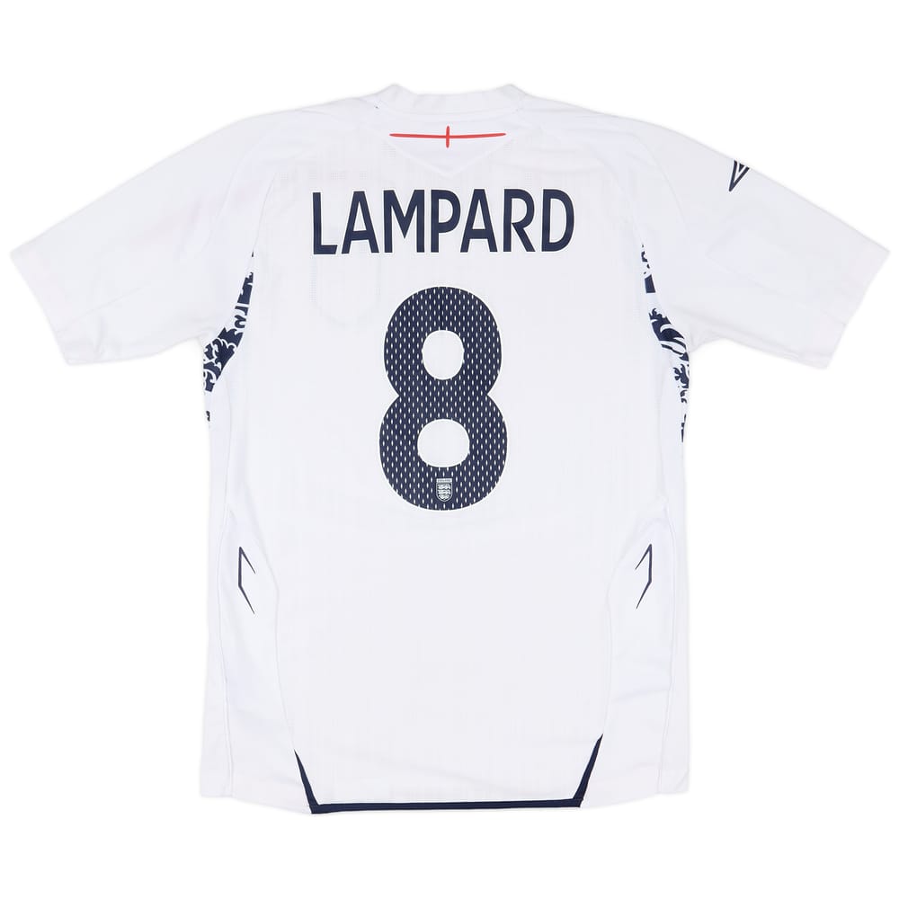 2007-09 England Home Shirt Lampard #8 - 9/10 - (S)