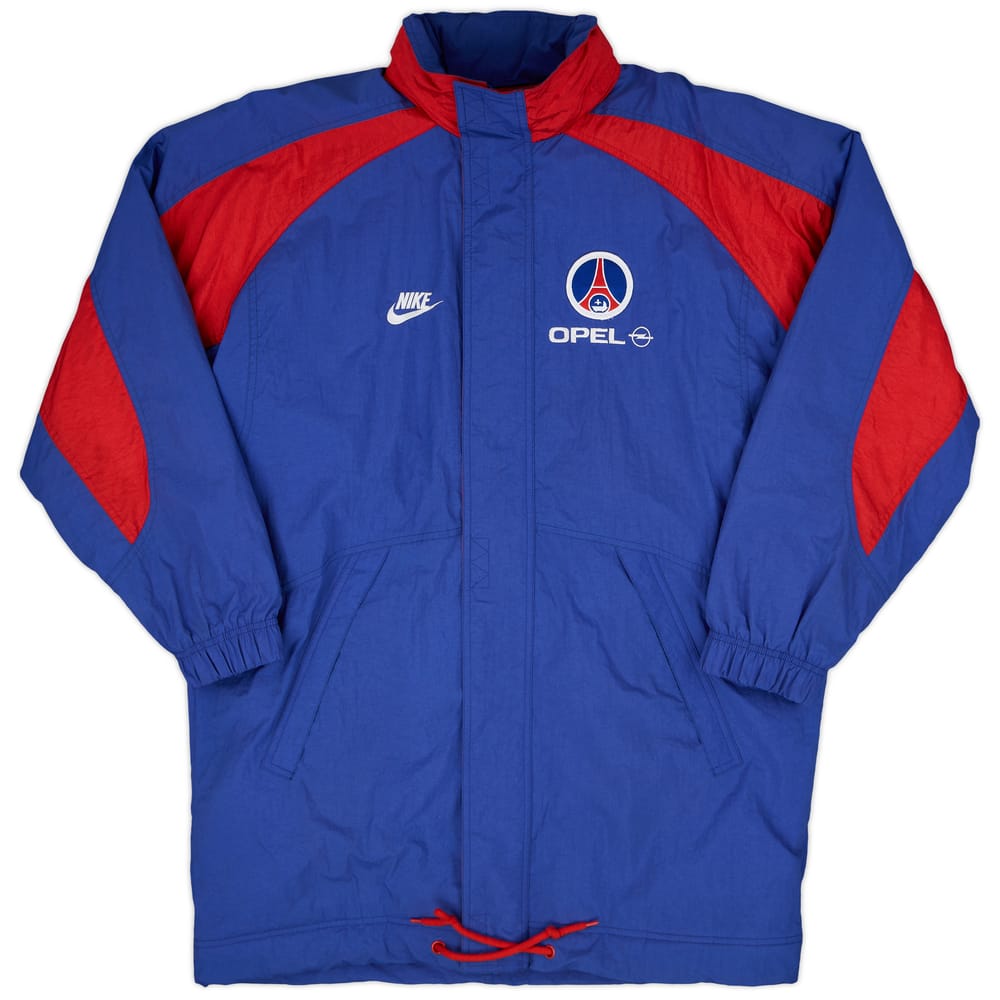 1995-96 Paris Saint-Germain Nike Padded Bench Coat - 8/10 - (L)
